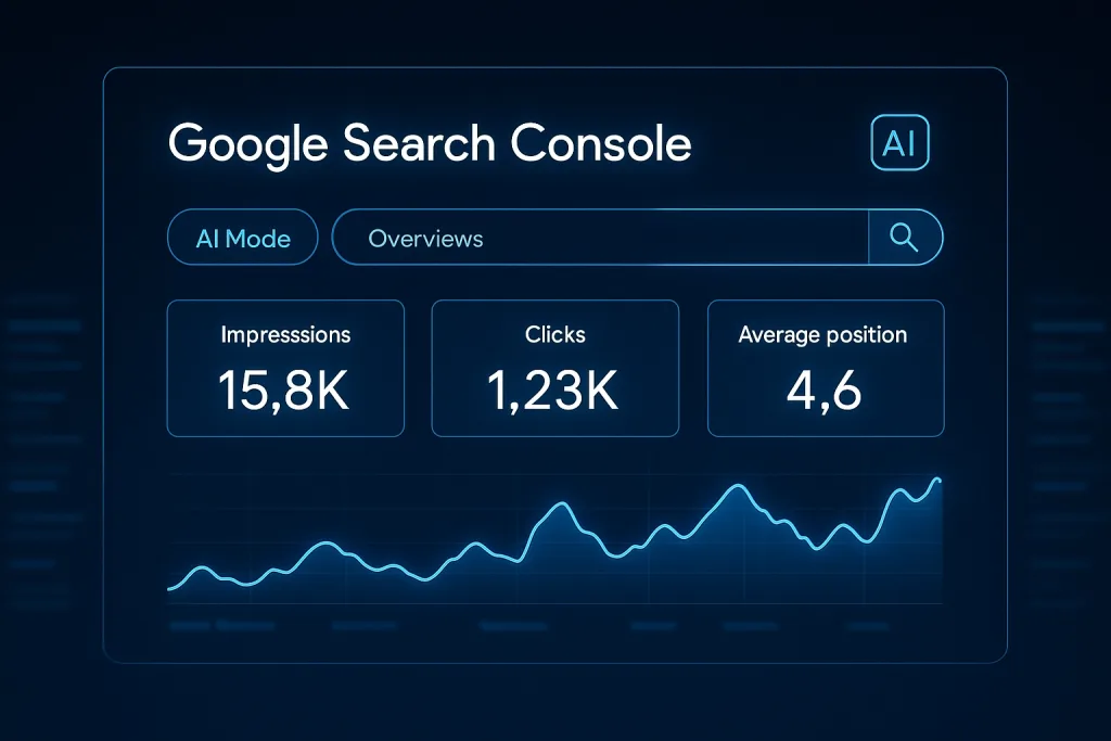 Google Search Console 如何計算 Google 搜尋中 AI 模式( AI Mode )與 AI 摘要( AI Overviews ) 的曝光數/點擊數/排名