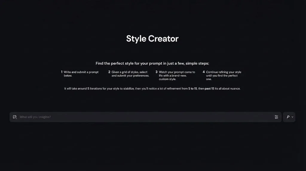 Midjourney 推出 Style Creator