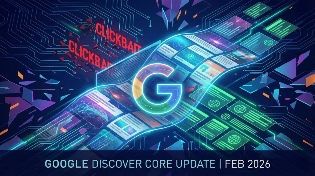 Google 發布 2026 年 2 月 Discover 核心更新：重拳打擊「標題黨」，全面轉向在地化內容