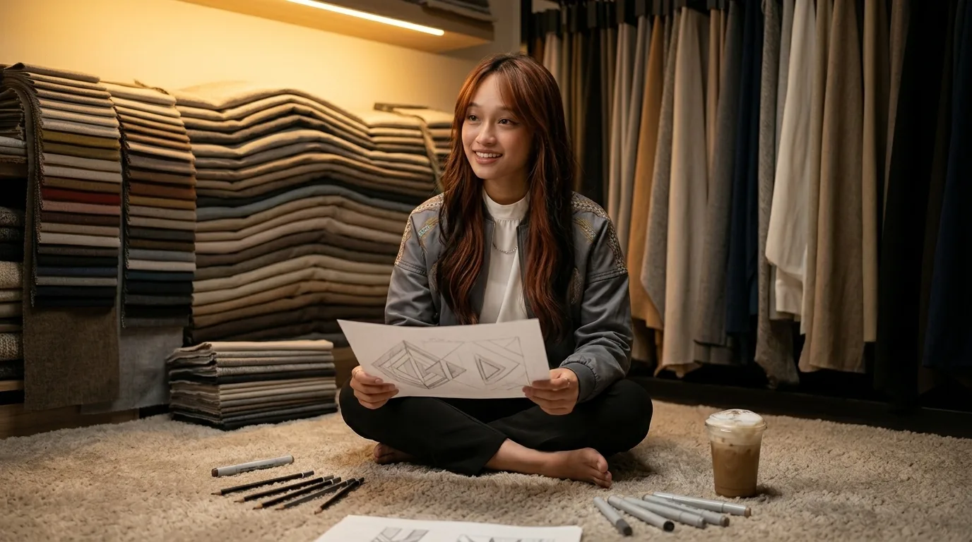 Lisa 的地下工坊有一張會發熱的舊設計圖